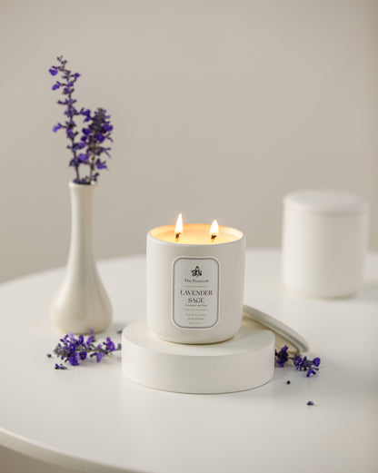 LAVENDER SAGE - SCENTED CANDLE